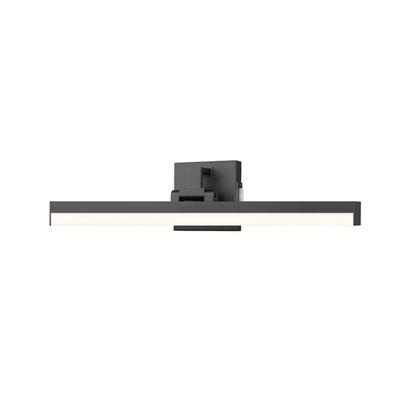 Z-Lite Liam 25-in Matte Black 1-Light Vanity Light