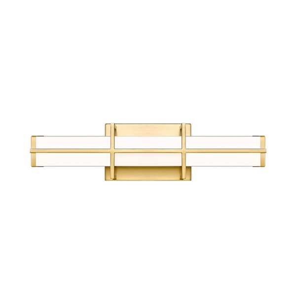 Z-Lite Harrison 18-in Modern Gold 1-Light Vanity Light