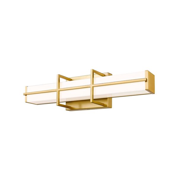 Z-Lite Harrison 18-in Modern Gold 1-Light Vanity Light
