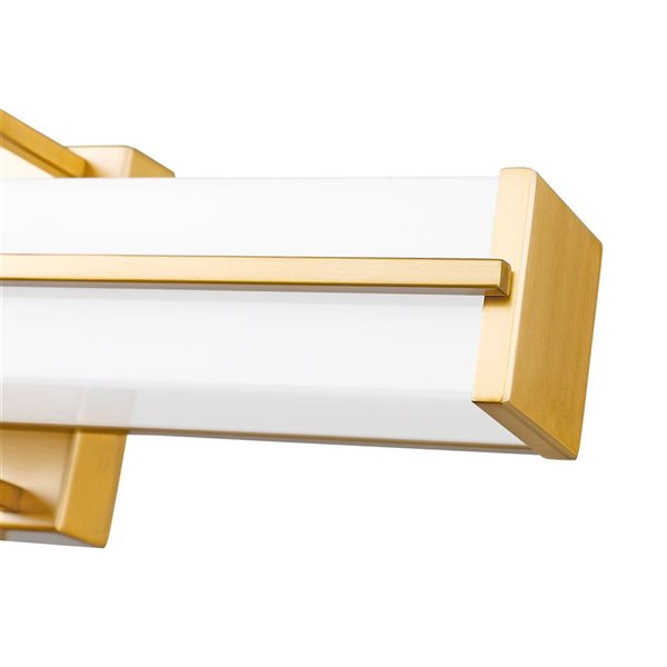 Z-Lite Harrison 18-in Modern Gold 1-Light Vanity Light