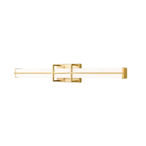 Z-Lite Harrison 32-in Modern Gold 1-Light Vanity Light