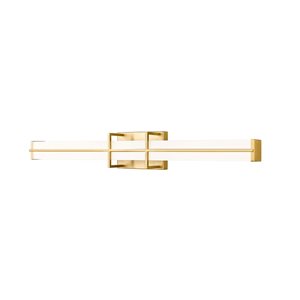 Z-Lite Harrison 32-in Modern Gold 1-Light Vanity Light