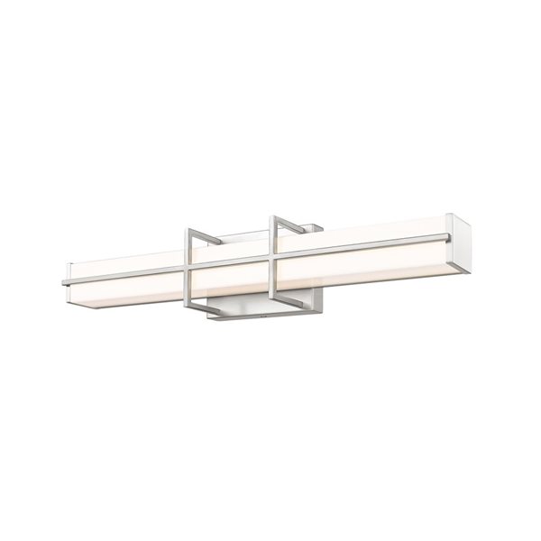 Z-Lite Harrison 25-in Brushed Nickel 1-Light Vanity Light