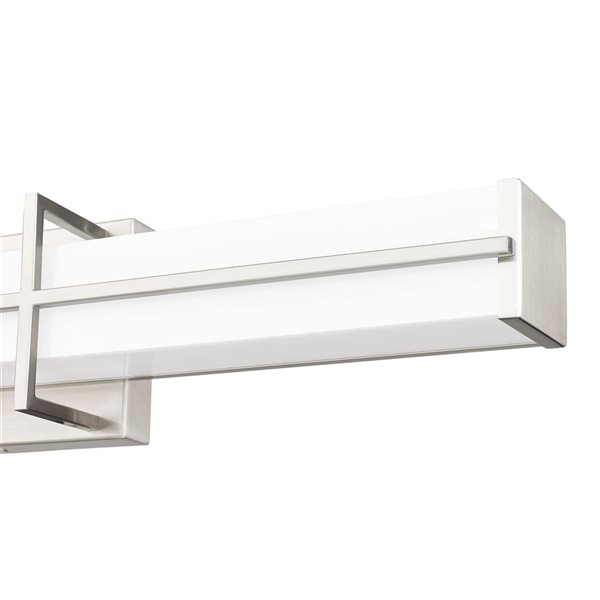 Z-Lite Harrison 25-in Brushed Nickel 1-Light Vanity Light