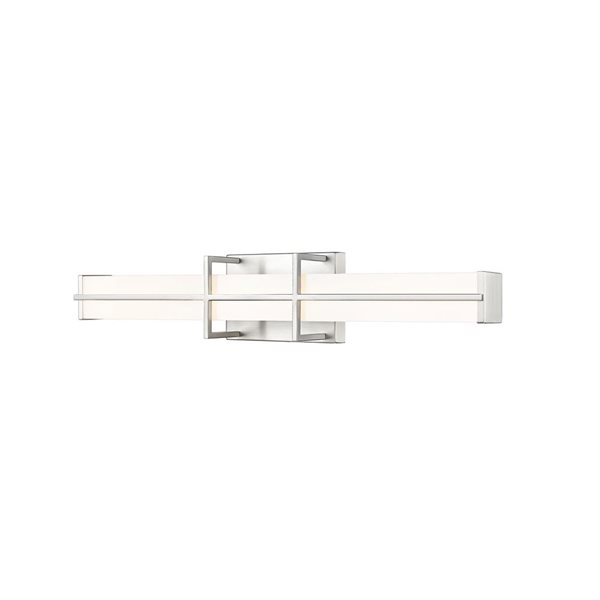 Z-Lite Harrison 25-in Brushed Nickel 1-Light Vanity Light