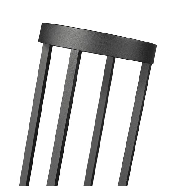 Z-Lite Leland 22.75-in H Sand Black 1-Light Outdoor Pier Mounted Fixture