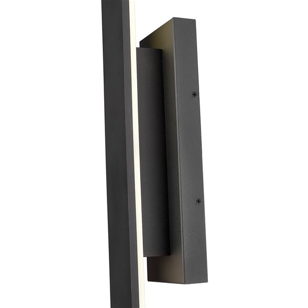 Z-Lite Stylet 4.75-in 18W Sand Black 4-Light Outdoor Wall-Light