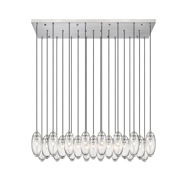 Z-Lite Arden Brushed Nickel 23-Light Linear Chandelier