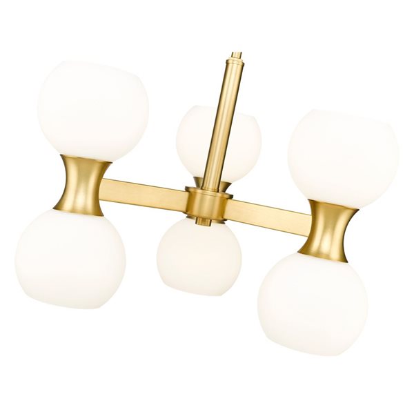 Z-Lite Artemis Modern Gold 6-Light Globe Chandelier