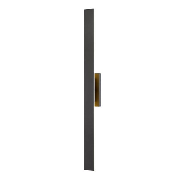 Z-Lite Stylet 4.75-in 12W Sand Black 4-Light Outdoor Wall-Light