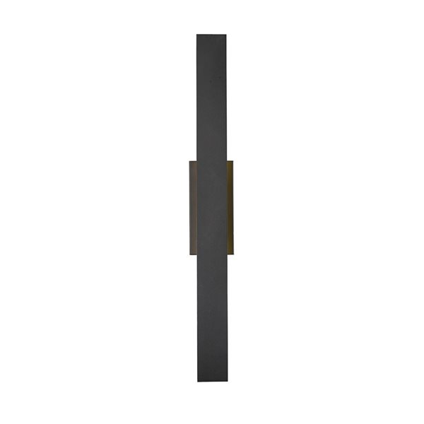 Z-Lite Stylet 4.75-in 18W Sand Black 2-Light Outdoor Wall-Light