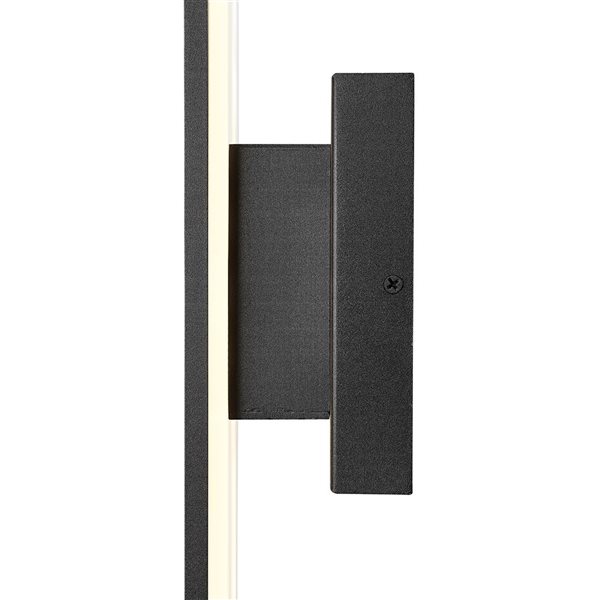 Z-Lite Stylet 4.75-in 12W Sand Black 2-Light Outdoor Wall-Light