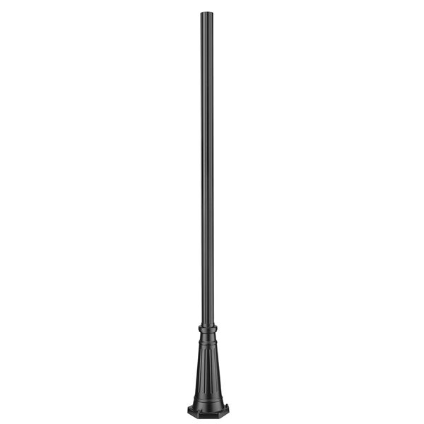 Z-Lite Marine Grade 96-in Black Outdoor Lighting Post