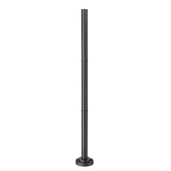 Z-Lite Marine Grade 75.75-in Black Outdoor Lighting Post