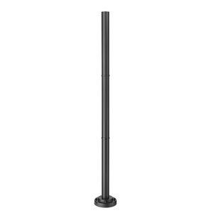 Z-Lite Marine Grade 75.75-in Black Outdoor Lighting Post