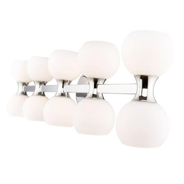 Z-Lite Artemis 45-in Chrome 10-Light Vanity Light