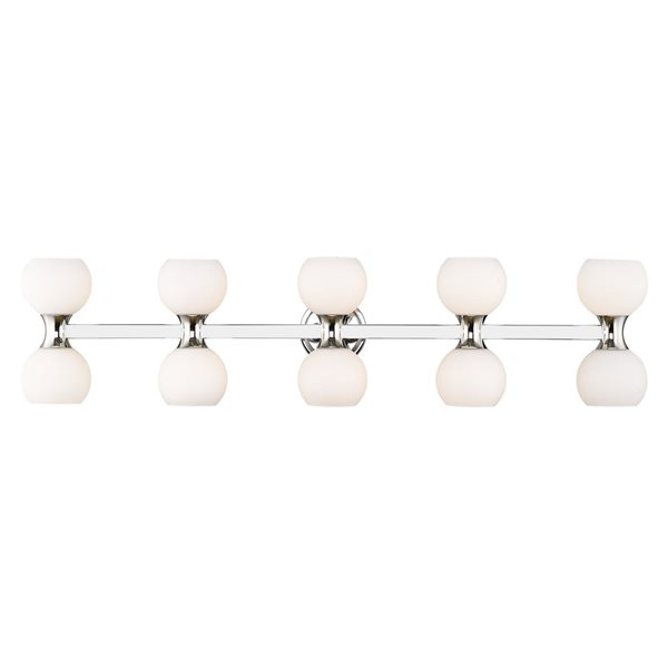 Z-Lite Artemis 45-in Chrome 10-Light Vanity Light