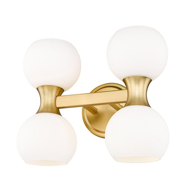 Z-Lite Artemis 13-in Modern Gold 4-Light Vanity Light