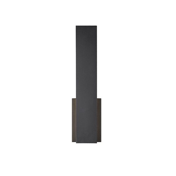 Z-Lite Stylet 4.75-in 9W Sand Black 2-Light Outdoor Wall-Light