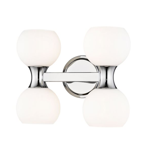 Z-Lite Artemis 13-in Chrome 4-Light Vanity Light