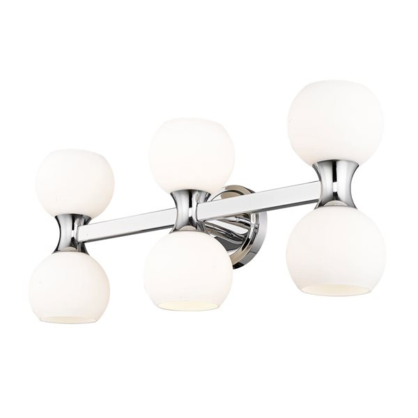 Z-Lite Artemis 25-in  Chrome 6-Light Vanity Light