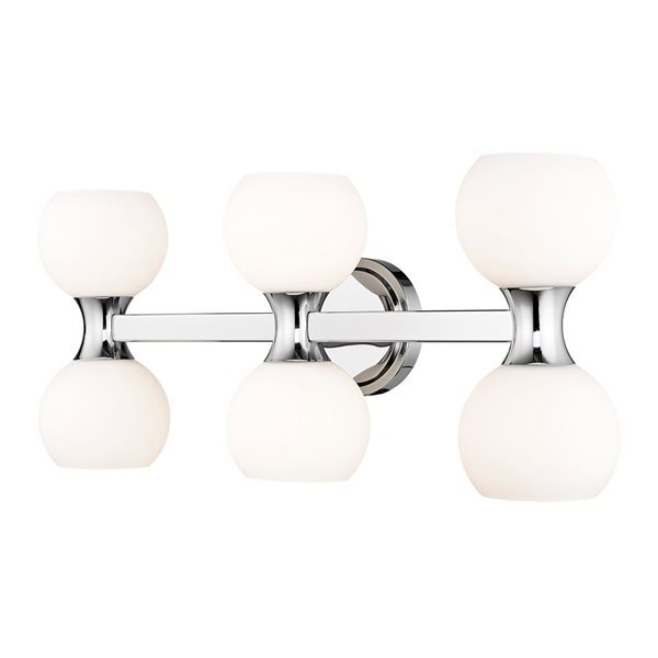 Z-Lite Artemis 25-in  Chrome 6-Light Vanity Light