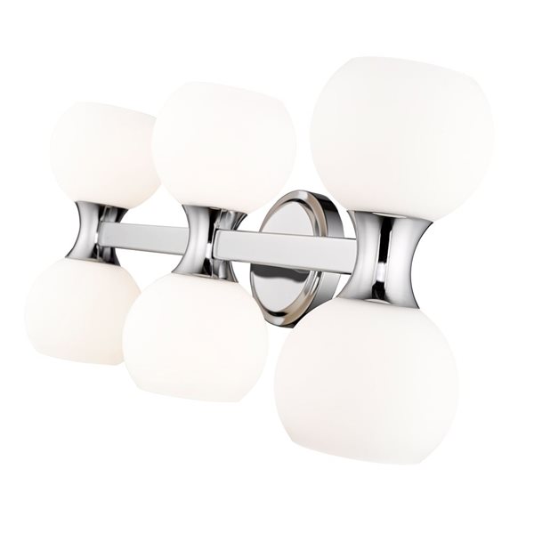 Z-Lite Artemis 25-in  Chrome 6-Light Vanity Light