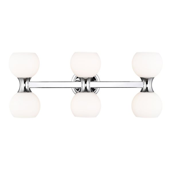 Z-Lite Artemis 25-in  Chrome 6-Light Vanity Light