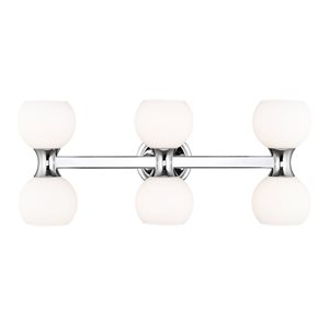 Z-Lite Artemis 25-in  Chrome 6-Light Vanity Light