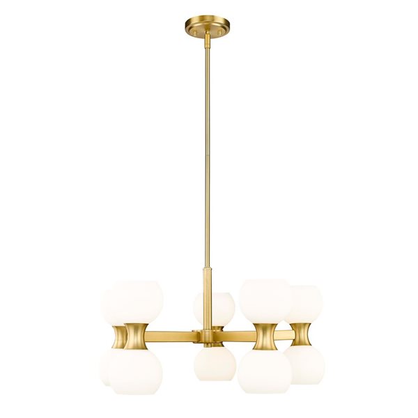 Z-Lite Artemis Modern Gold 10-Light Globe Chandelier