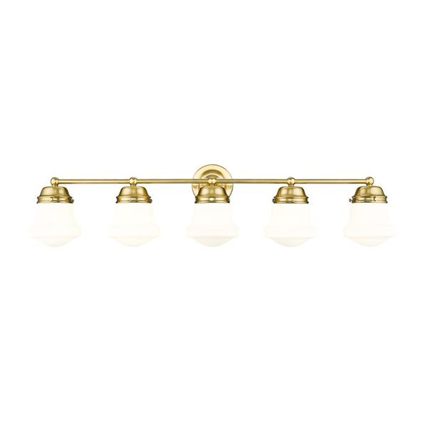 Z-Lite Vaughn 5 Light Luxe Gold Vanity Light