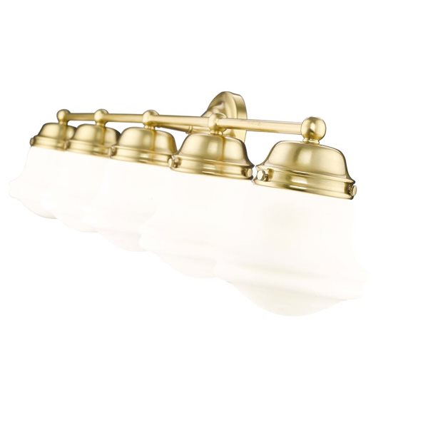 Z-Lite Vaughn 5 Light Luxe Gold Vanity Light