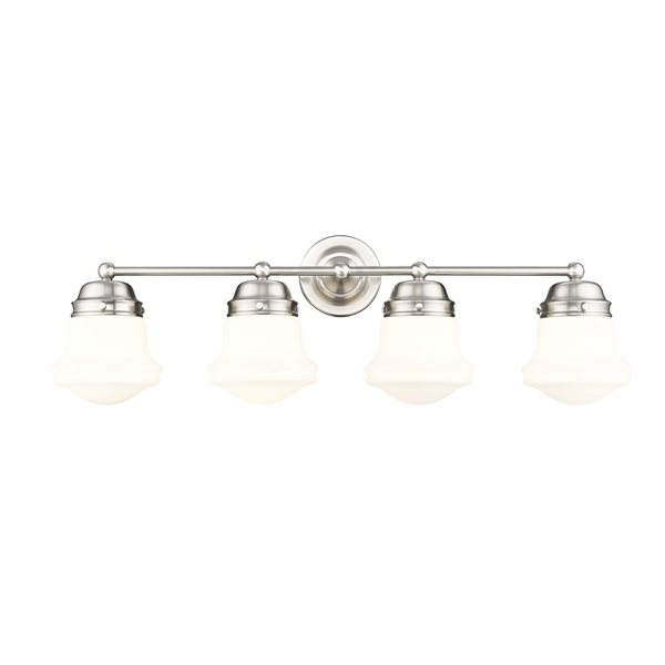 Z-Lite Vaughn 4 Light Brushed Nickel Vanity Light