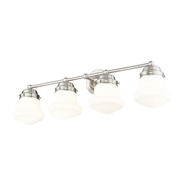 Z-Lite Vaughn 4 Light Brushed Nickel Vanity Light