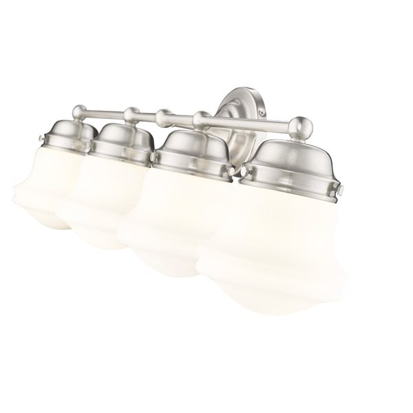 Z-Lite Vaughn 4 Light Brushed Nickel Vanity Light