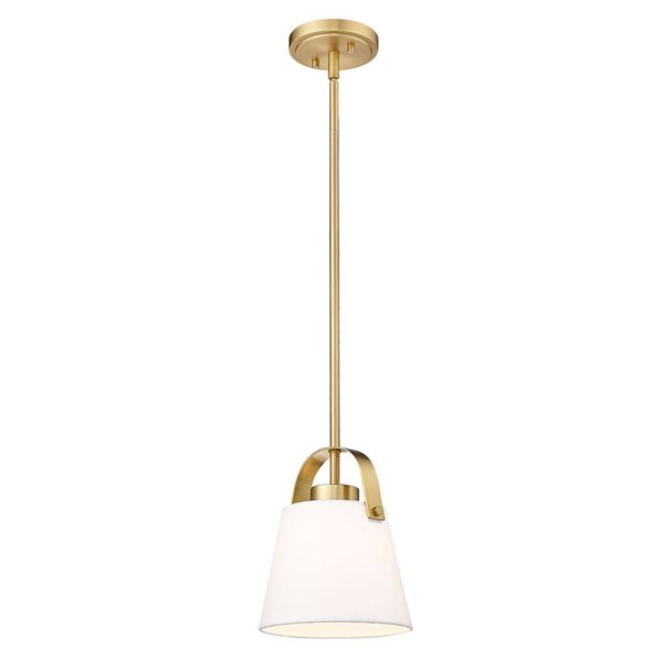 Z-Lite Z-Studio 1 Light Heritage Brass Pendant