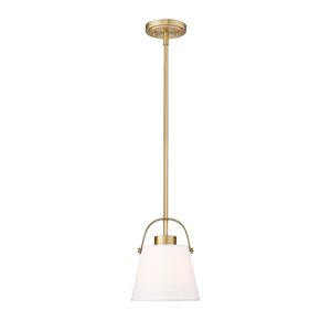 Z-Lite Z-Studio 1 Light Heritage Brass Pendant