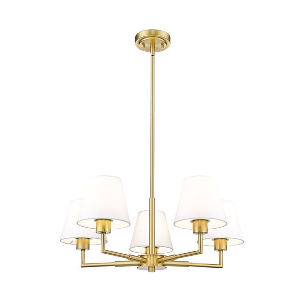 Z-Lite Leila 5 Light Luxe Gold Chandelier