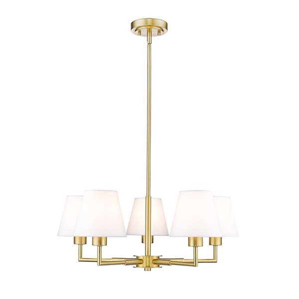 Z-Lite Leila 5 Light Luxe Gold Chandelier