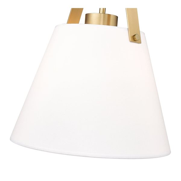 Z-Lite Z-Studio 1 Light Heritage Brass Pendant