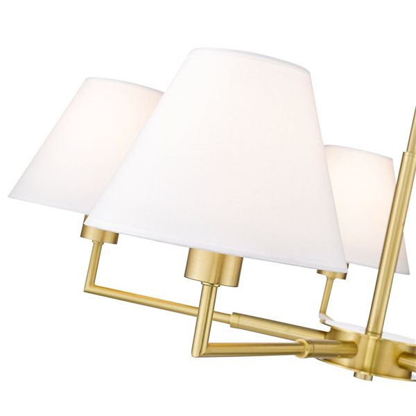 Z-Lite Leila 5 Light Luxe Gold Chandelier