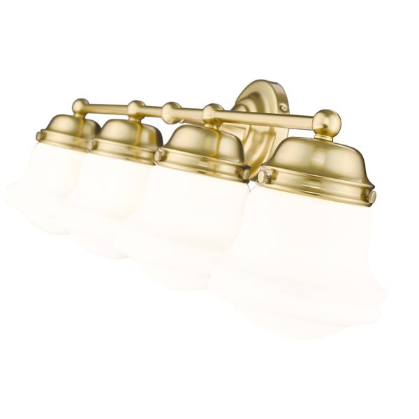 Z-Lite Vaughn 4 Light Luxe Gold Vanity Light