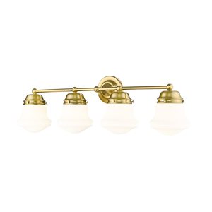 Z-Lite Vaughn 4 Light Luxe Gold Vanity Light