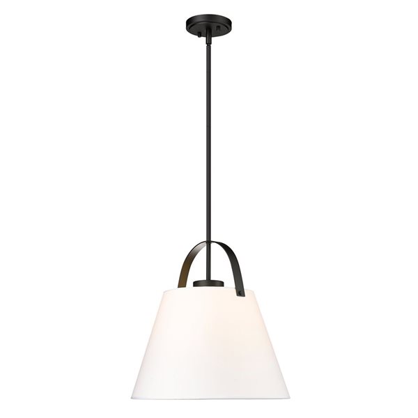 Z-Lite Z-Studio 1 Light Matte Black Pendant