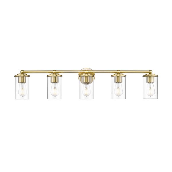 Z-Lite Thayer 5 Light Luxe Gold Vanity Light