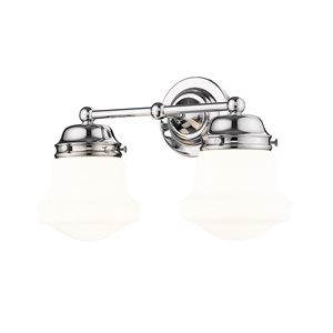 Z-Lite Vaughn 2 Light Chrome Vanity Light