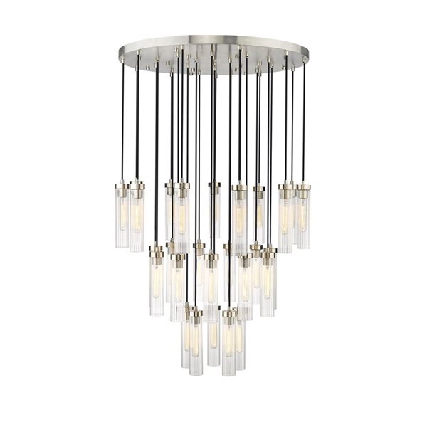 Z-Lite Beau 27 Light Brushed Nickel Chandelier