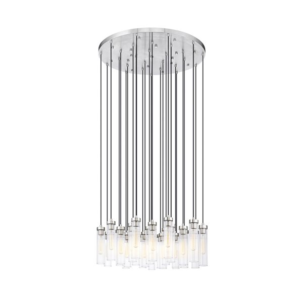 Z-Lite Beau 27 Light Brushed Nickel Chandelier