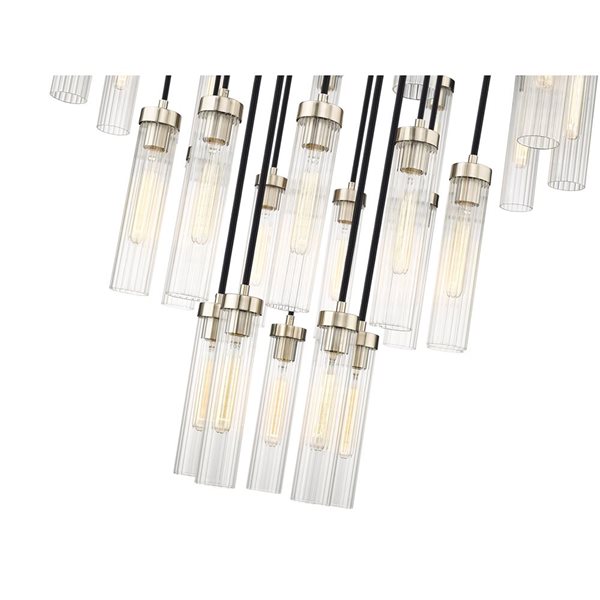 Z-Lite Beau 27 Light Brushed Nickel Chandelier