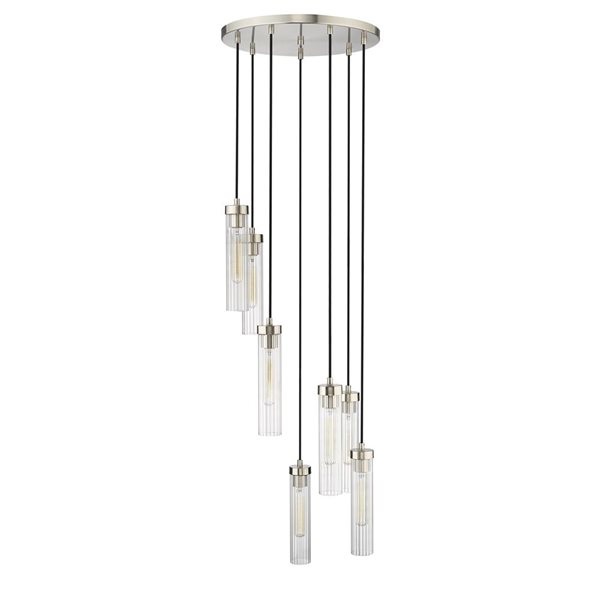 Z-Lite Beau 7 Light Brushed Nickel Chandelier